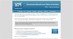 Desktop Screenshot of ocpe.nl